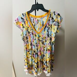 Poupette St. Barth Multicolor Sasha Dress/Tunic Small, butterfly